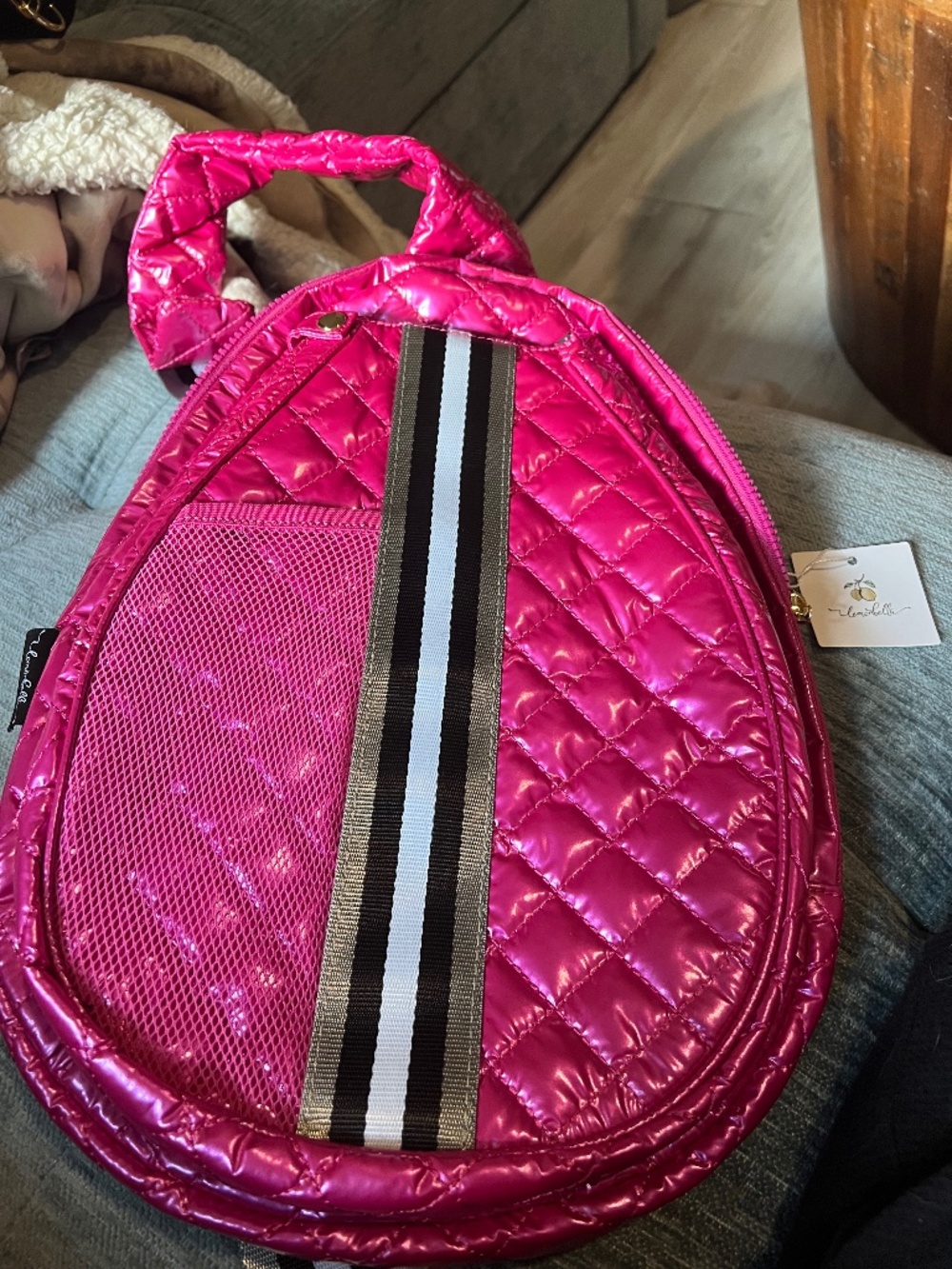 NWT Lemonbella Julian pickleball bag fuchsia